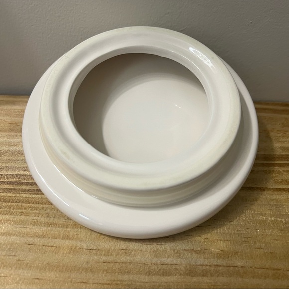 Rae Dunn White Ceramic 3 Piece Kitchen Stacking Canister Set Coffee Tea Sugar - Picture 6 of 11